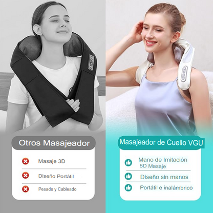 Masajeador de 4 Puntos para Cuello y Espalda